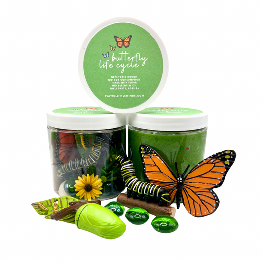 Butterfly Metamorphosis Playdough Set