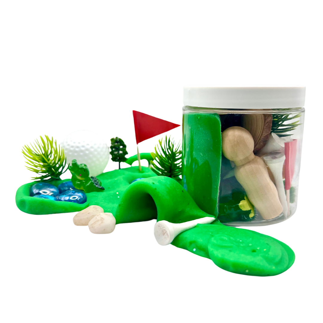 Hole-In-One Fun Golf Play Dough Jar