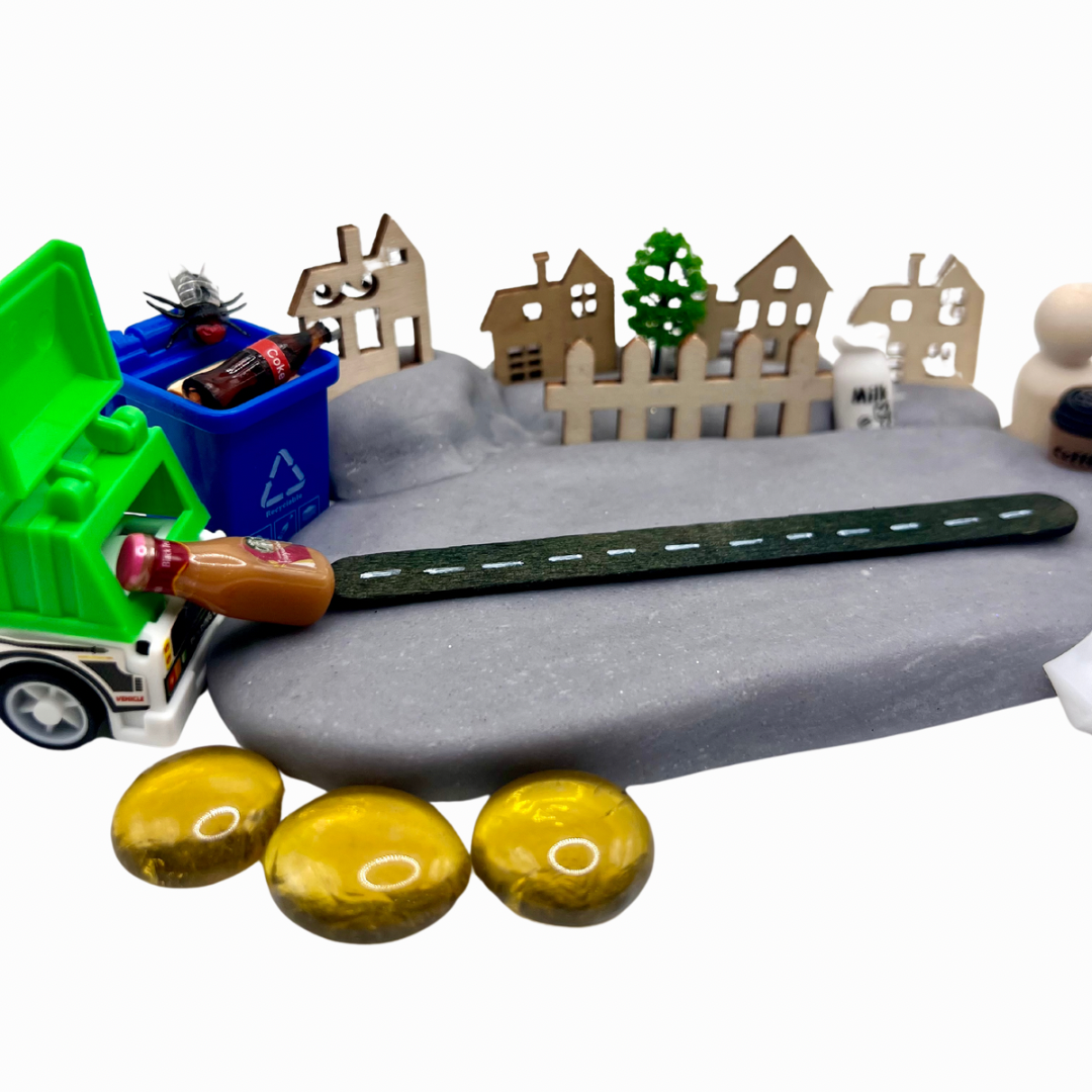 XL Trash Truck Playdough Sensory Toy Kit
