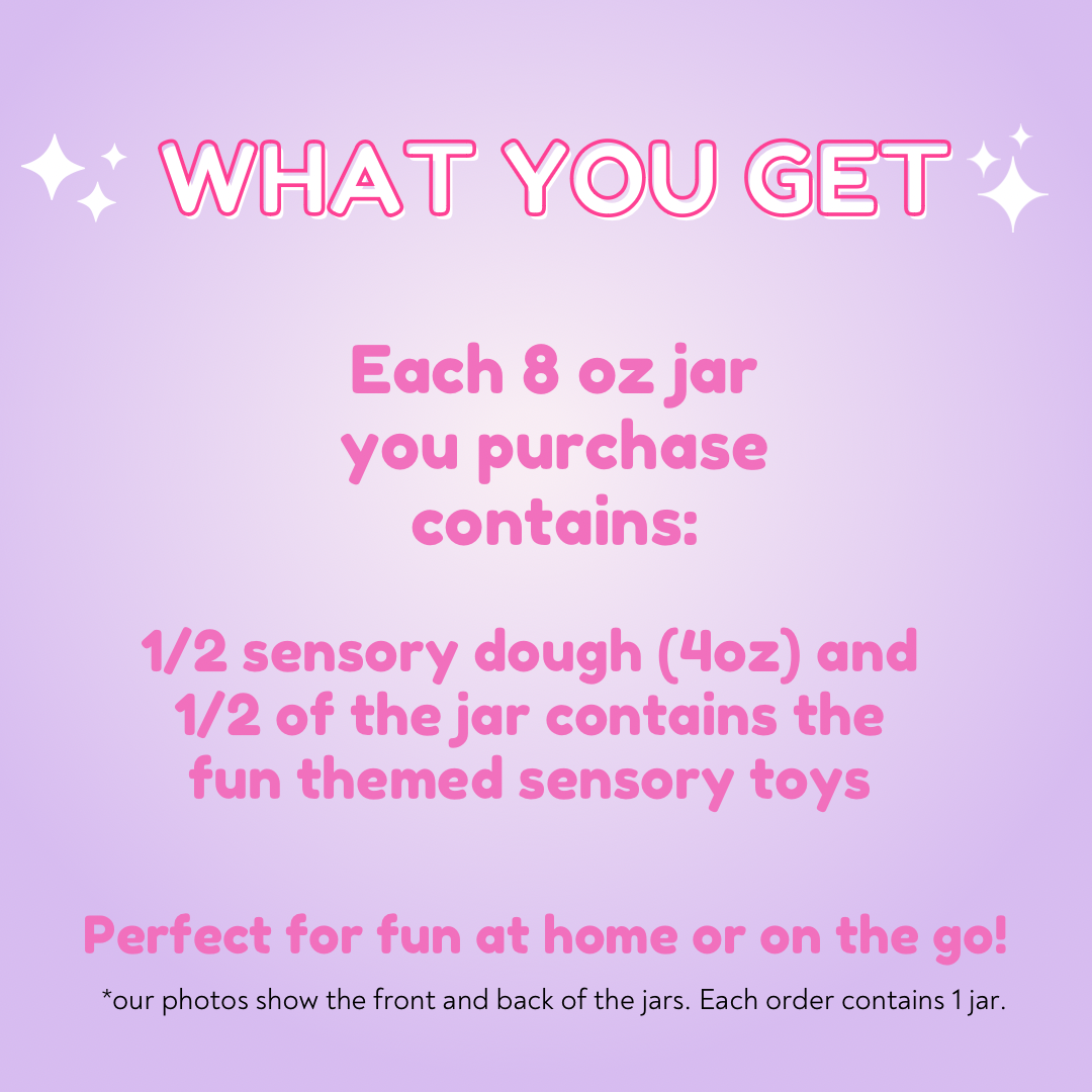 Desert Play Dough Jar Sensory Activity