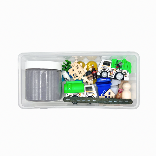 XL Trash Truck Playdough Sensory Toy Kit