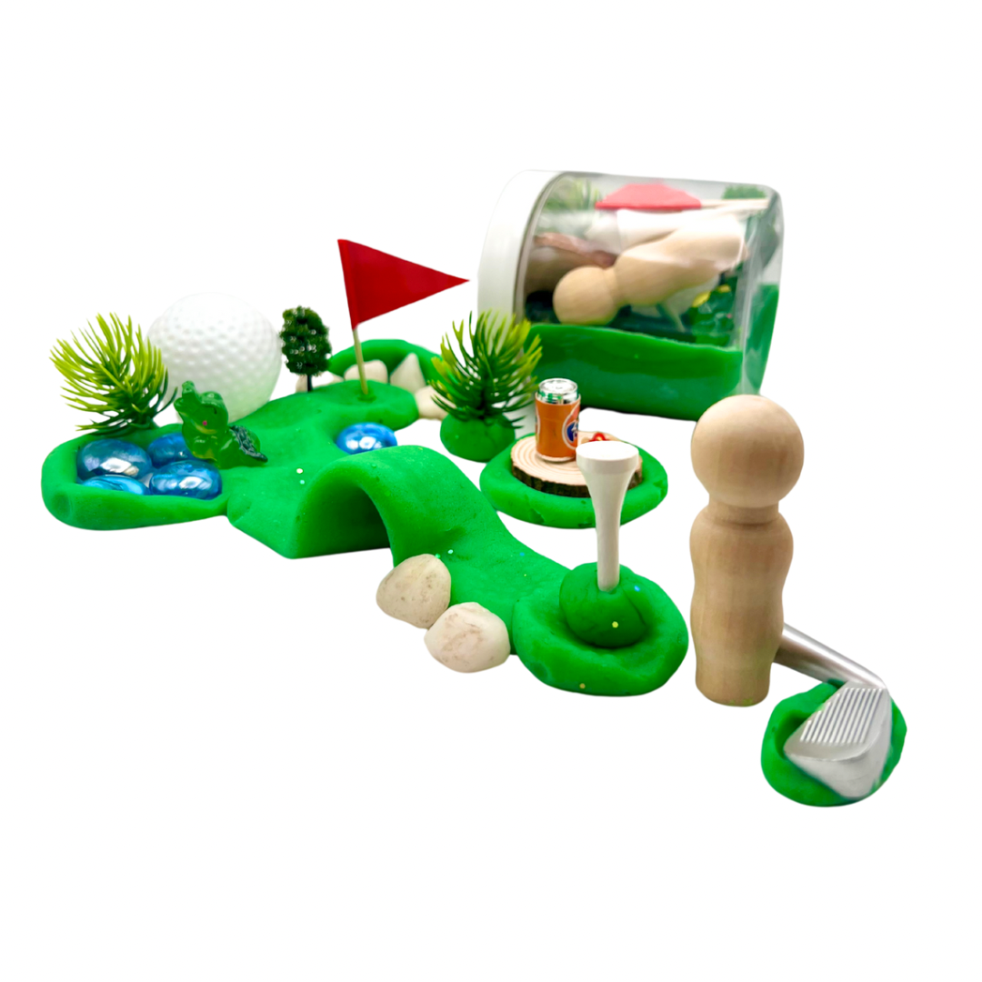 Hole-In-One Fun Golf Play Dough Jar