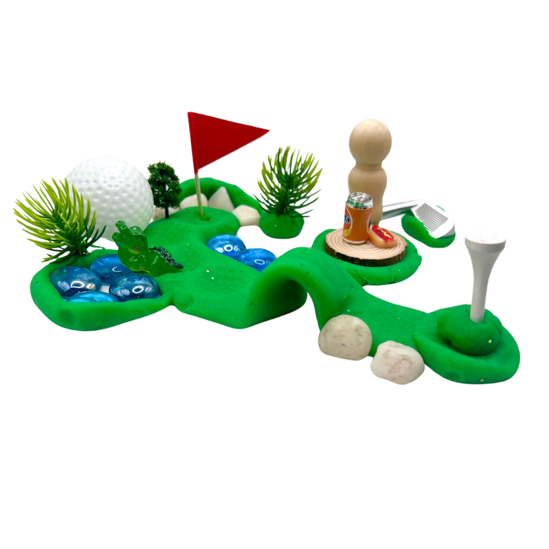 Hole-In-One Fun Golf Play Dough Jar