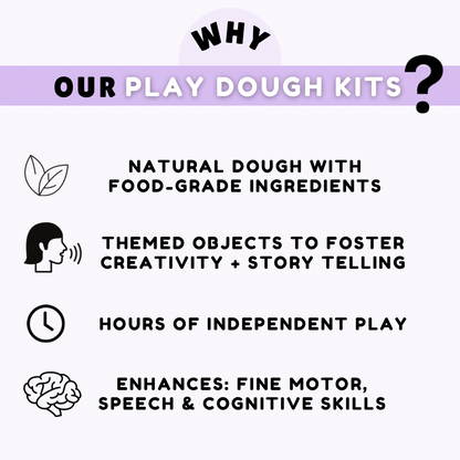 Ice Cream Themed Sensory Play Dough Kit