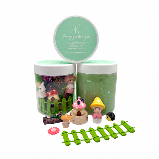 Special Edition Jar: Fairy Garden Playdough Sensory Toy Kit