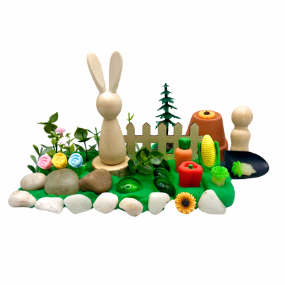 Classic Tale of A Cottontail Bunny Playdough Kit