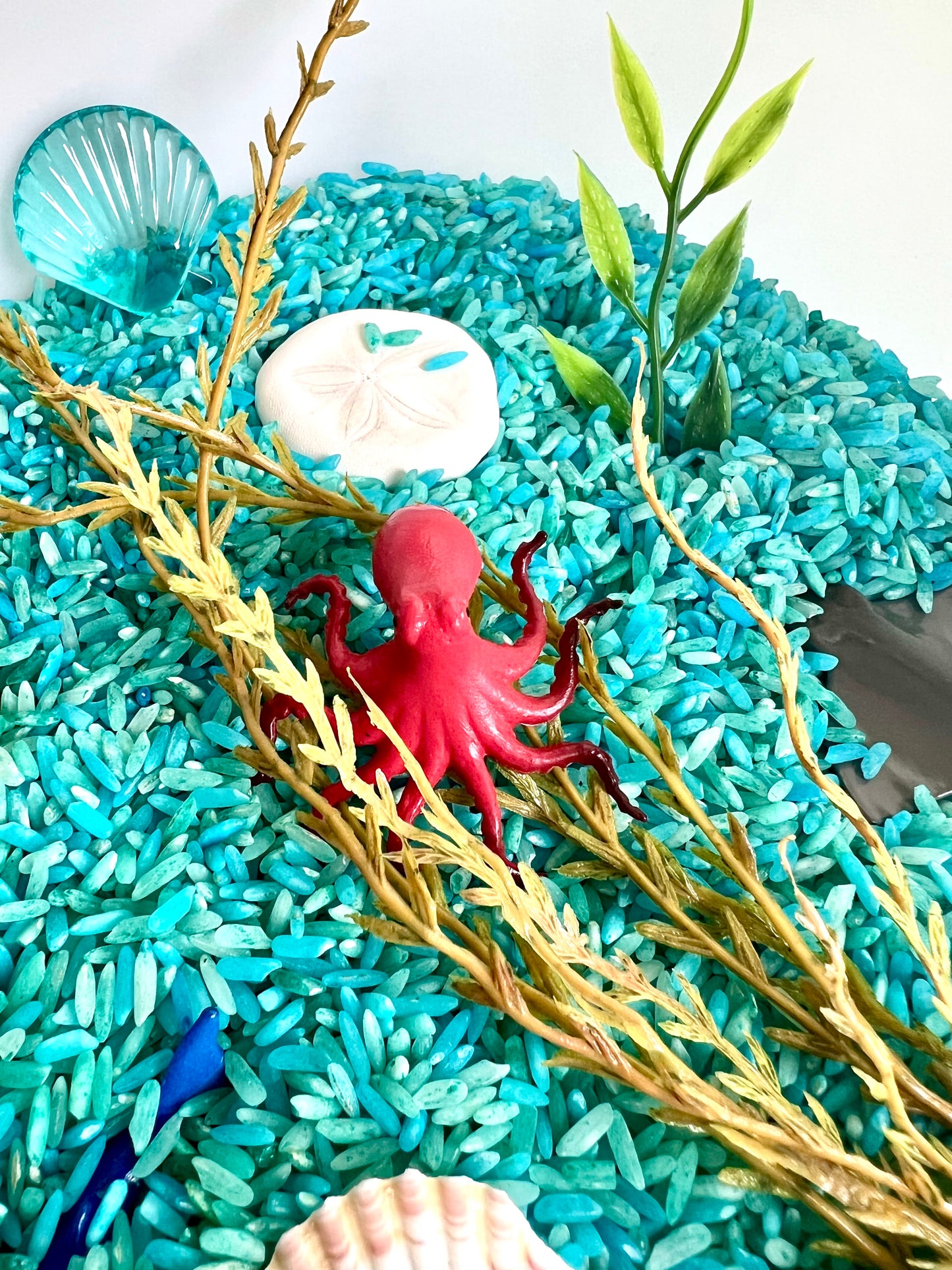 Under The Sea Ocean Animal Toys Sensory Bin