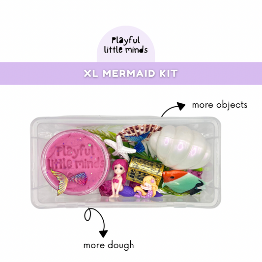 Mermaid Play Dough Sensory Kit XL