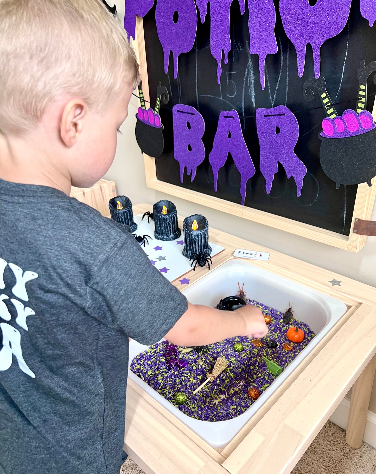 Spooky Halloween Sensory Bin