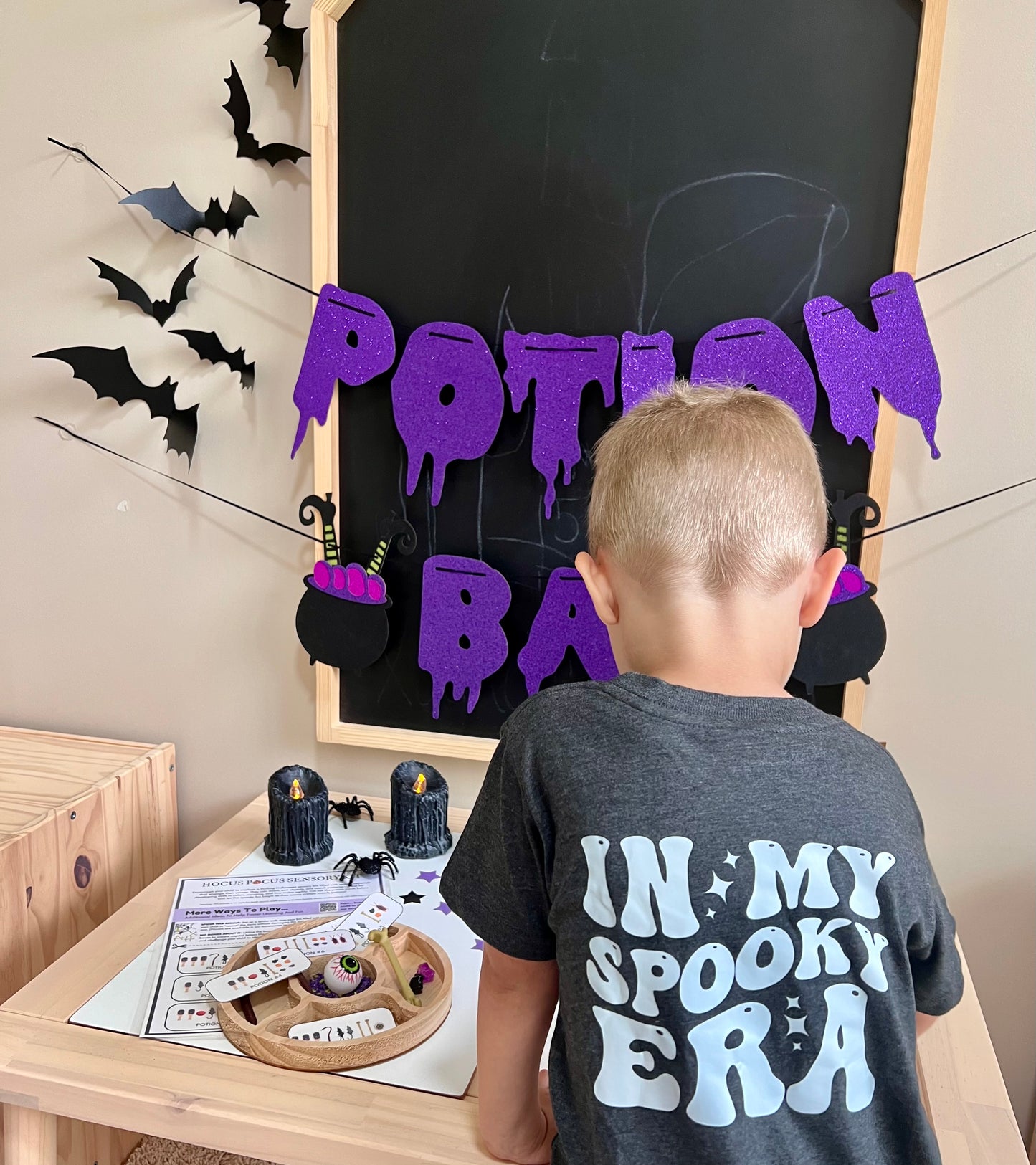 Spooky Halloween Sensory Bin