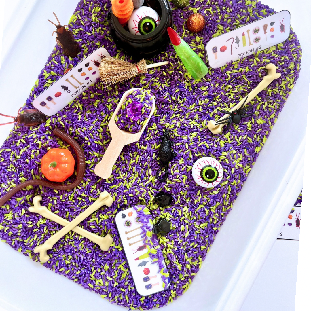 Spooky Halloween Sensory Bin