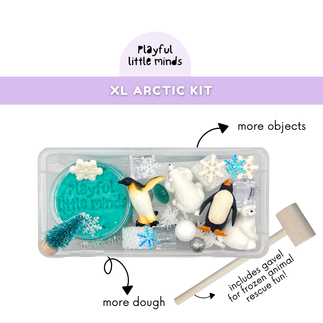 Arctic Polar Play Dough Sensory Kit XL