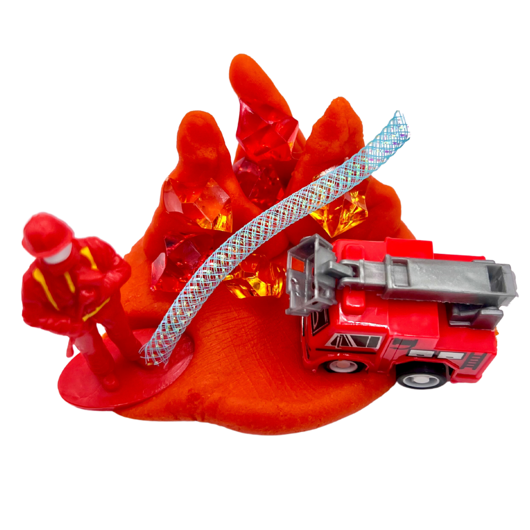 Firetruck Playdough Sensory Toy Kit