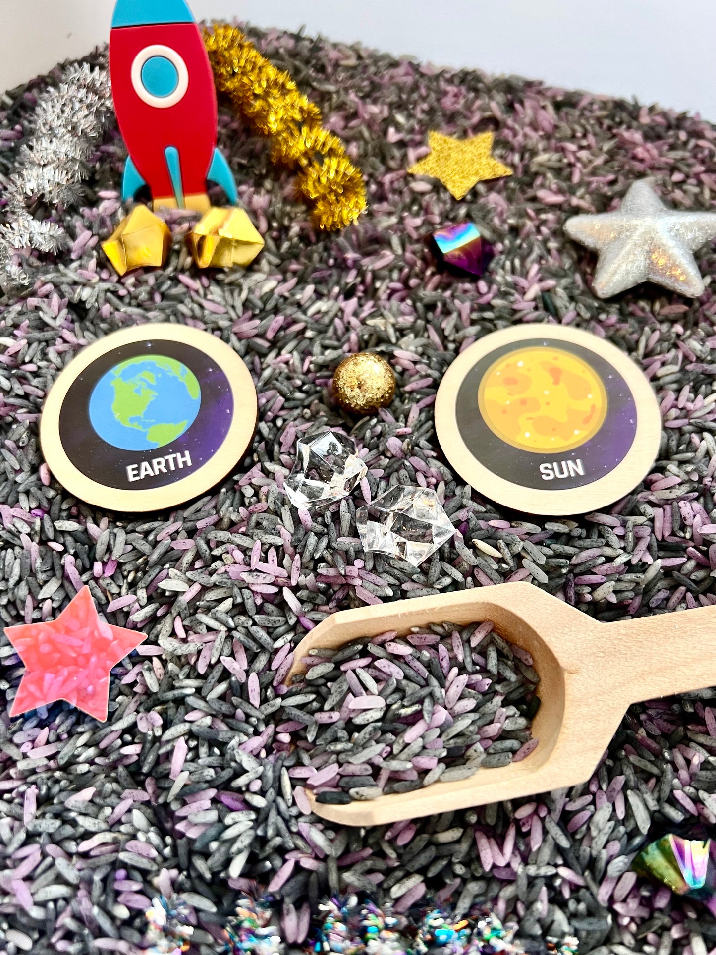 Outer Space Sensory Bin