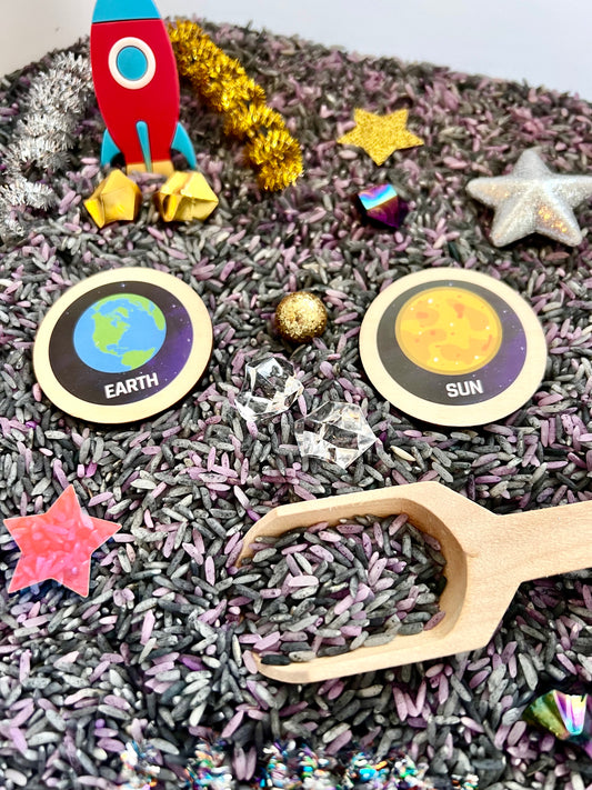 Outer Space Sensory Bin