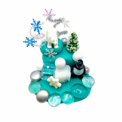 Arctic Winter Play Dough Jar