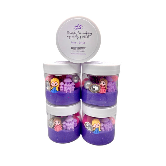 Princess Play Dough Custom Party Favors