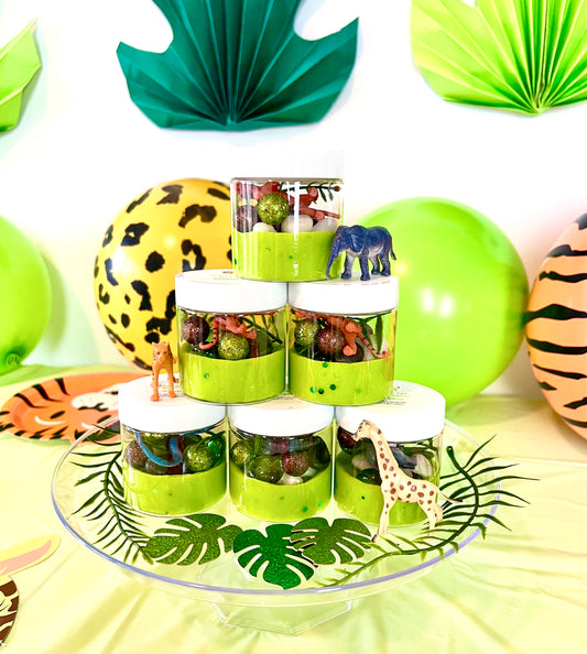 Wild Animals Play Dough Party Favors
