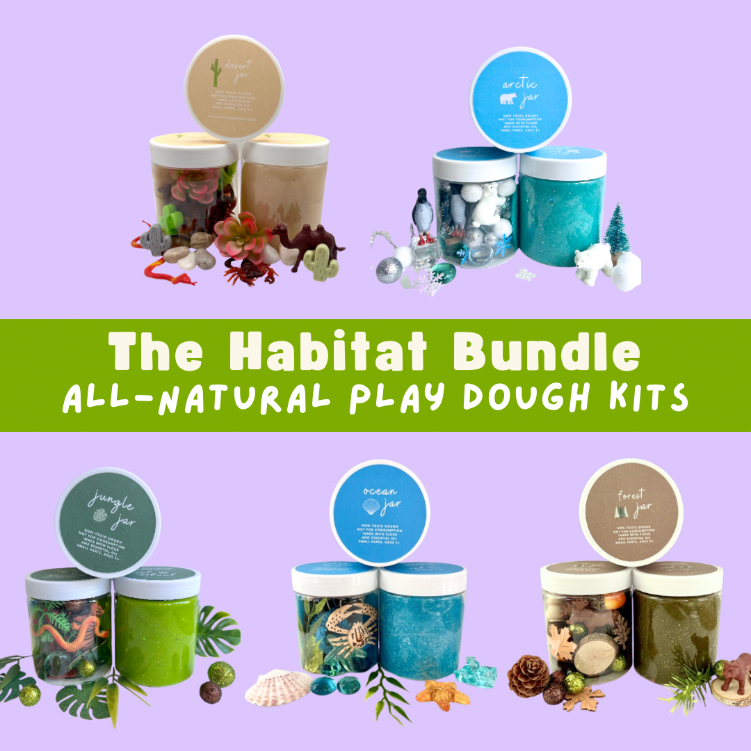 The Habitat Play Dough Sensory Kit Bundle