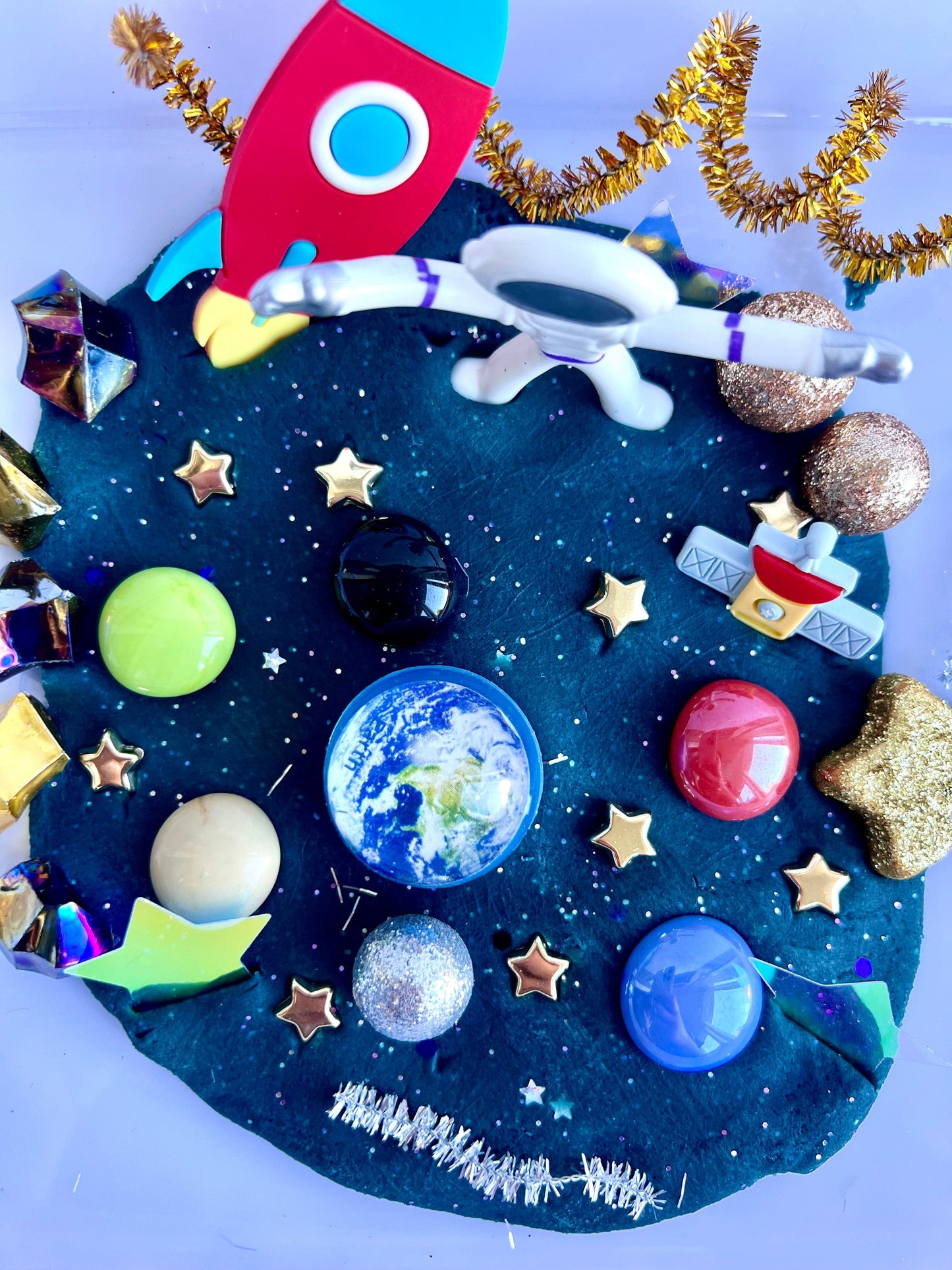 Space Playdough Sensory Toy Kit